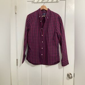 J.Crew Slim Untucked Flex wash Button Down Shirt M